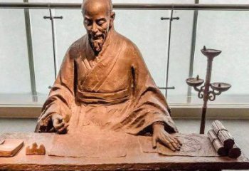 沈阳祖冲之圆周率情景小品雕塑-中国古代数学家著名历史人物